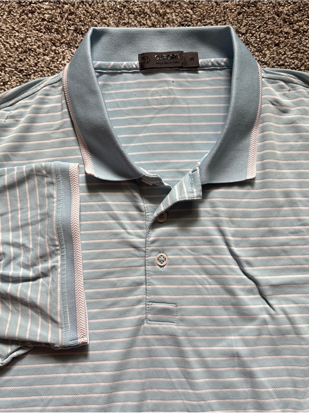 G/FORE Golf Polo - Baja Blue - Men’s Size Large